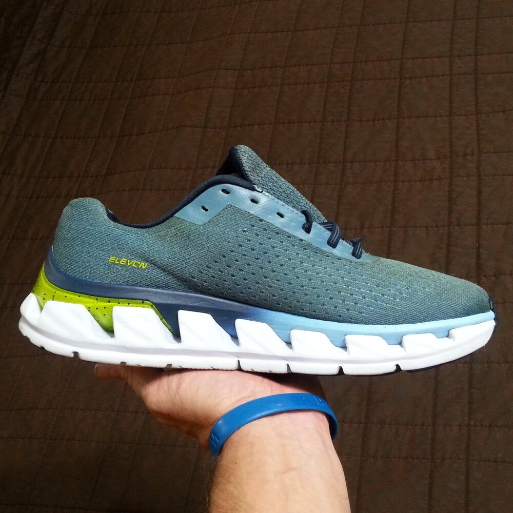 Hoka One Shoes Women's 7.5 Elevon Sneakers Running Athletic Low Blue Fly Series - Picture 4 of 11